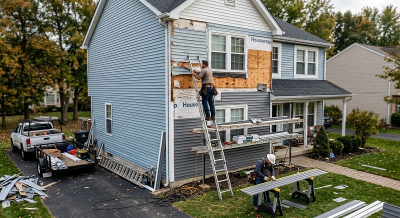 House Siding Replacement in Danbury, CT