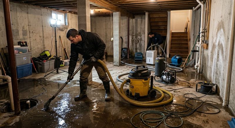 Basement Water Cleanup in Mesa, AZ