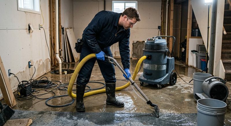 Basement Water Extraction in Chandler, AZ