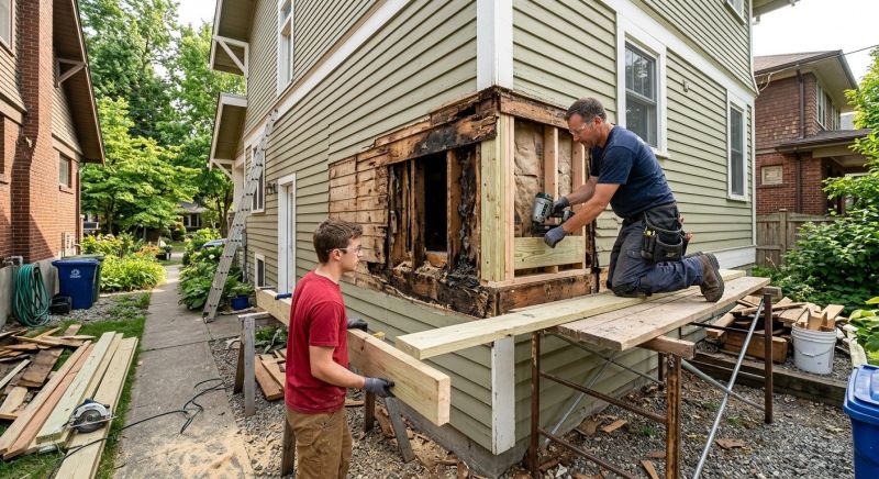 Dry Rot Repair in Wilmington, NC