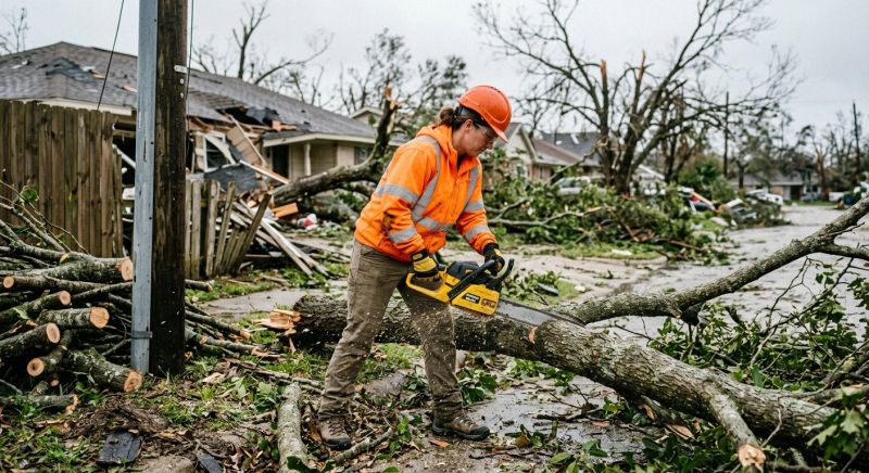 Storm Damage Cleanup in Mesa, AZ