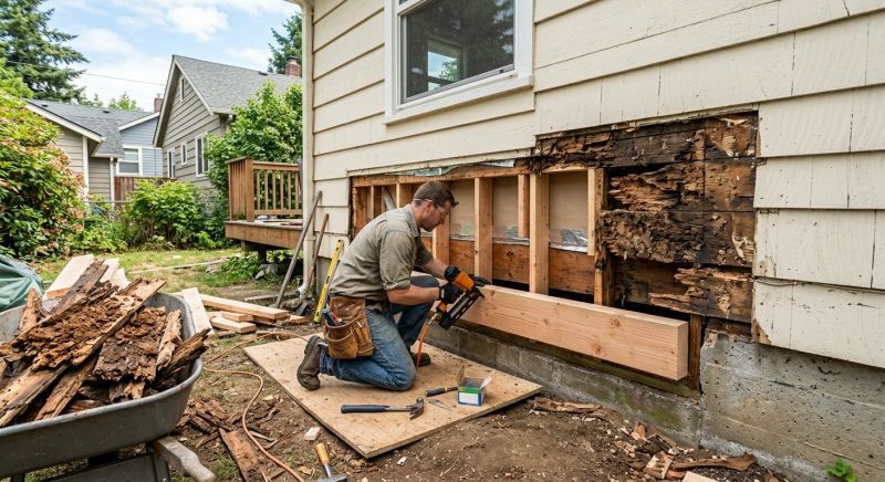 Wood Rot Repair in Denver County, CO