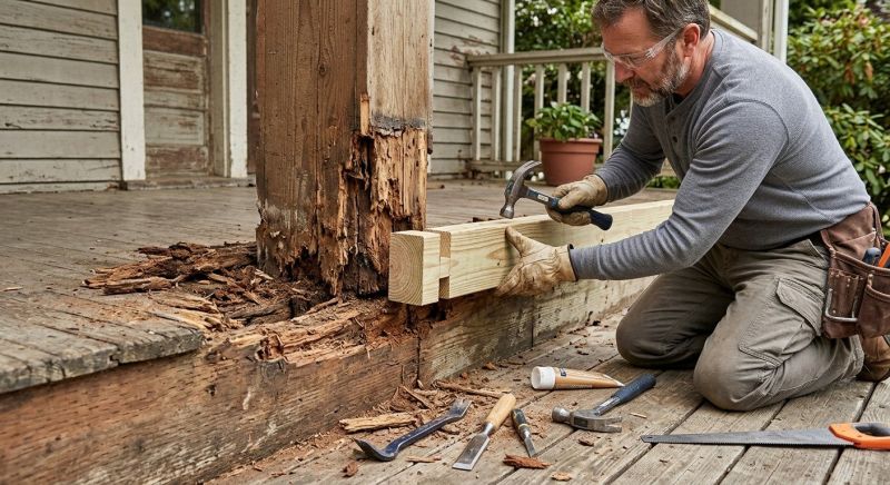 Wood Rot Repair in Olathe, KS