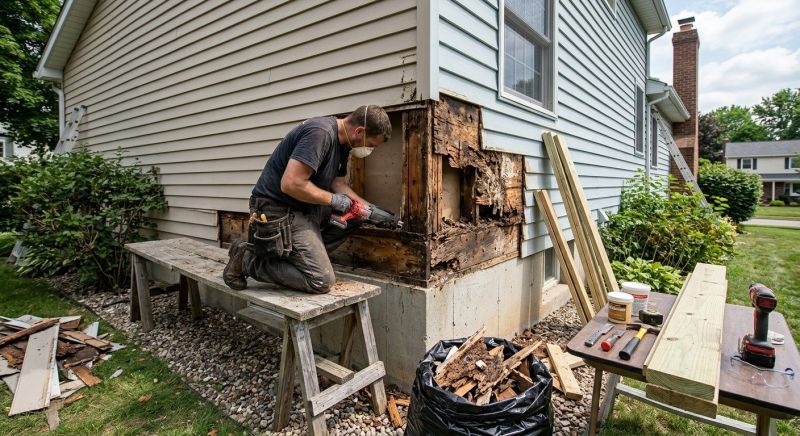 Wood Rot Repair in Denver, CO